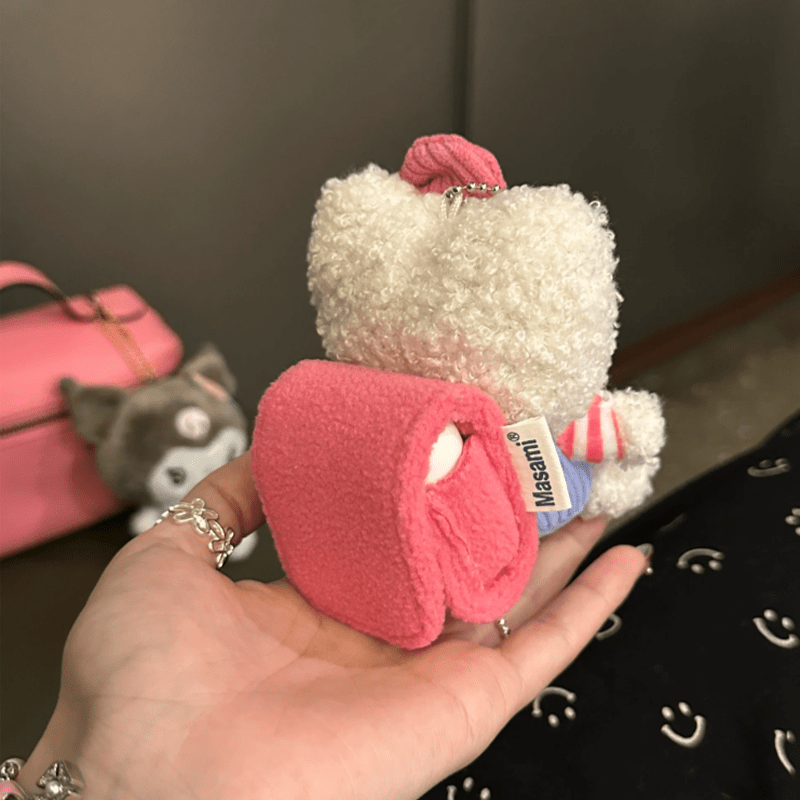 Kawaii Hello Kitty backpack Plush AirPods Earphone Case - ArtGalleryZen