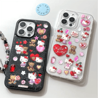 Thumbnail for Kawaii Hello Kitty Sticker iPhone Case - ArtGalleryZen
