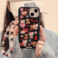 Thumbnail for Kawaii Hello Kitty Sticker iPhone Case - ArtGalleryZen