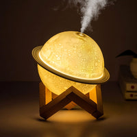 Thumbnail for 3D Moon Air Humidifier Night Light - ArtGalleryZen