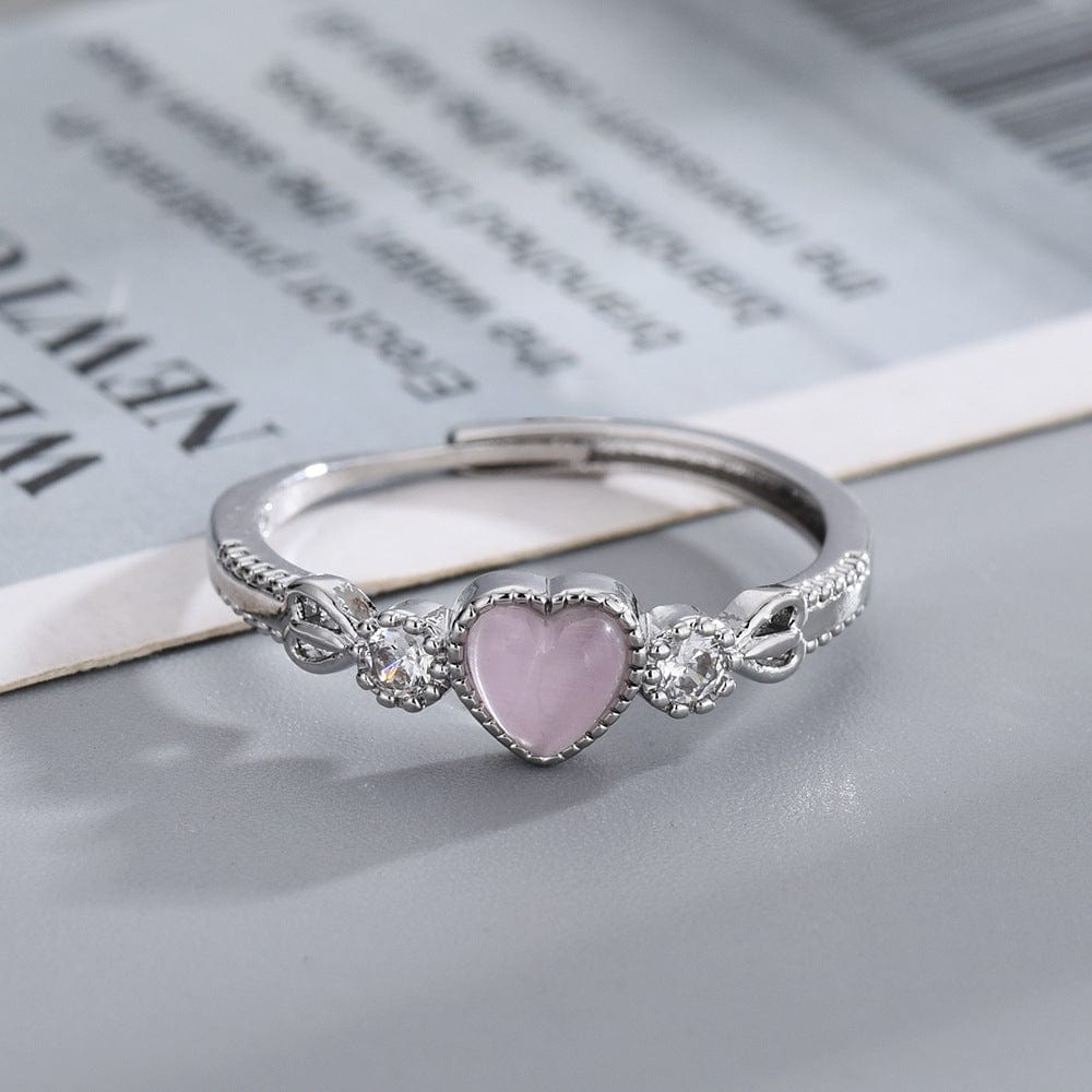 special heart setting Pink Opal main image 0