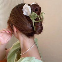 Thumbnail for Chic Lace Tulip Chignon Claw Clip Hair Clip - ArtGalleryZen