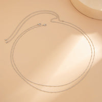 Thumbnail for 2 Pcs Minimalist Gold Silver Tone Saturn Waist Chain Set - ArtGalleryZen