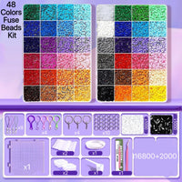 Thumbnail for 24/48 Colors 2.6mm Labubu Themed Fuse Beads Kit - ArtGalleryZen