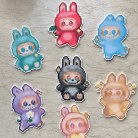 Thumbnail for 24/48 Colors 2.6mm Labubu Themed Fuse Beads Kit - ArtGalleryZen