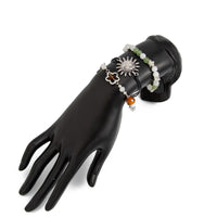 Thumbnail for 3 Pcs Boho Sun Mushroom Butterfly Charm Glass Beaded Bracelet Set - ArtGalleryZen