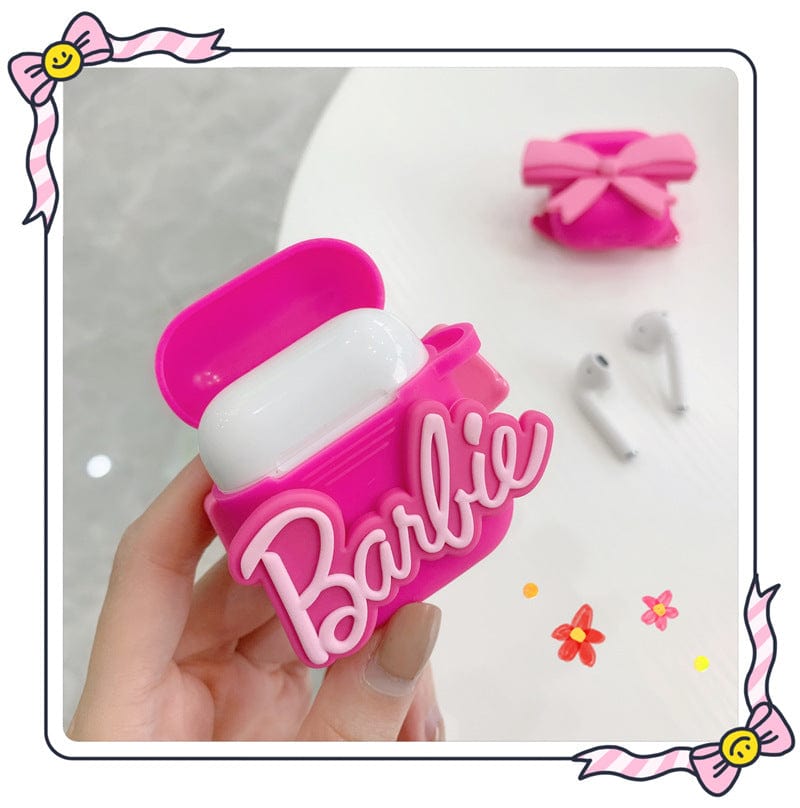 3D Barbie Silicone AirPods Earphone Case - ArtGalleryZen