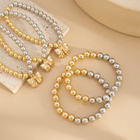 Thumbnail for 5 Pcs Gold Silver Tone Bowknot Charm Ball Chain Bracelet Set - ArtGalleryZen