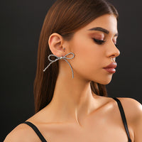 Thumbnail for Elegant Gold Silver Plated Bowknot Earrings - ArtGalleryZen