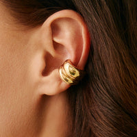 Thumbnail for Abstract Chunky Waterdrop Ear Cuff Earring - ArtGalleryZen