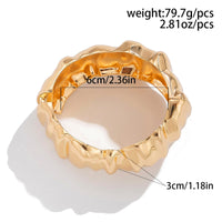 Thumbnail for Abstract Pumpkin Pattern Wide Cuff Bangle Bracelet - ArtGalleryZen