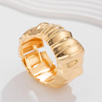 Thumbnail for Abstract Pumpkin Pattern Wide Cuff Bangle Bracelet - ArtGalleryZen