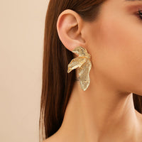 Thumbnail for Attractive Gold Silver Plated Butterfly Wings Earrings - ArtGalleryZen