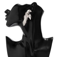 Thumbnail for Attractive Gold Silver Plated Butterfly Wings Earrings - ArtGalleryZen