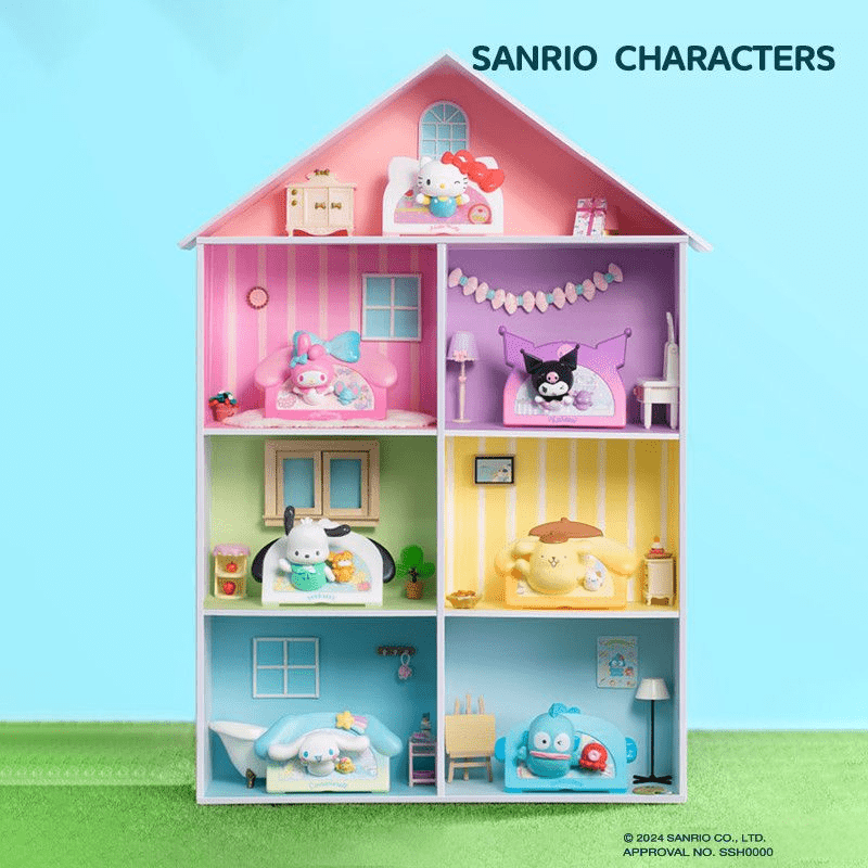 Authentic Sanrio Characters My Home Fridge Magnets Blind Box - ArtGalleryZen