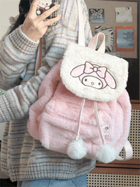 Thumbnail for Authentic Sanrio Characters Plush Backpack - ArtGalleryZen