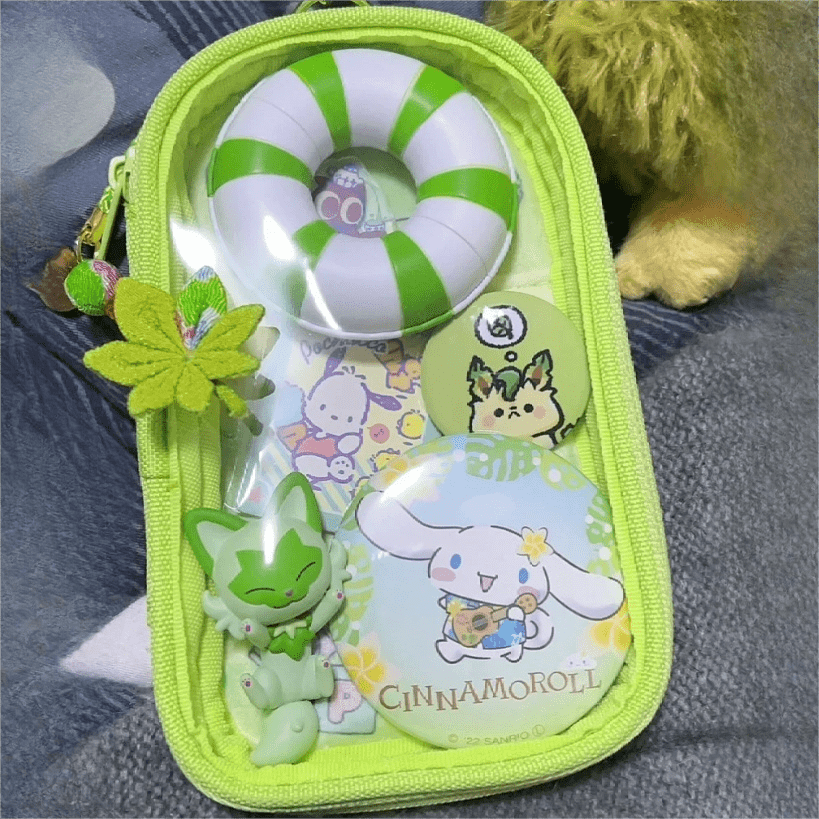 Authentic Sanrio Doll Storage Keychain Bag - ArtGalleryZen