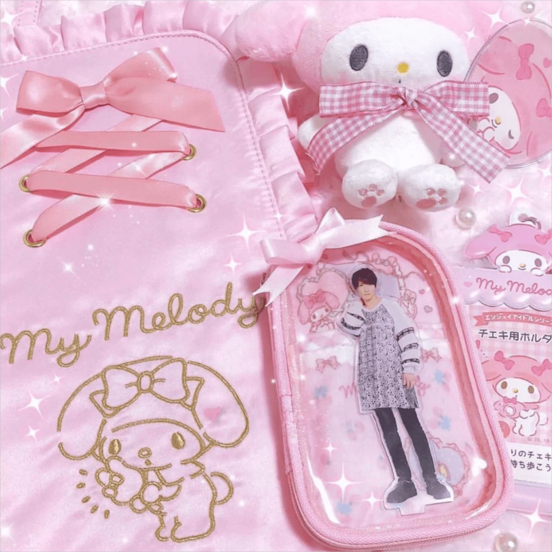 Authentic Sanrio Doll Storage Keychain Bag - ArtGalleryZen