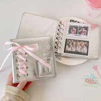 Thumbnail for Ballet Style Ribbon Bowknot Kpop A5 A7 Binder Photocard Album - ArtGalleryZen