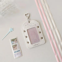 Thumbnail for Ballet Style Ribbon Bowknot Kpop Keychain Photocard Holder - ArtGalleryZen
