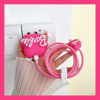 Thumbnail for Barbie Apple Charger And Charging Cable Protector - ArtGalleryZen