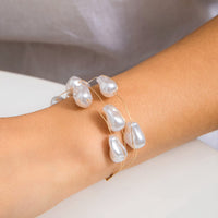 Thumbnail for Baroque Pearl Bracelet - ArtGalleryZen