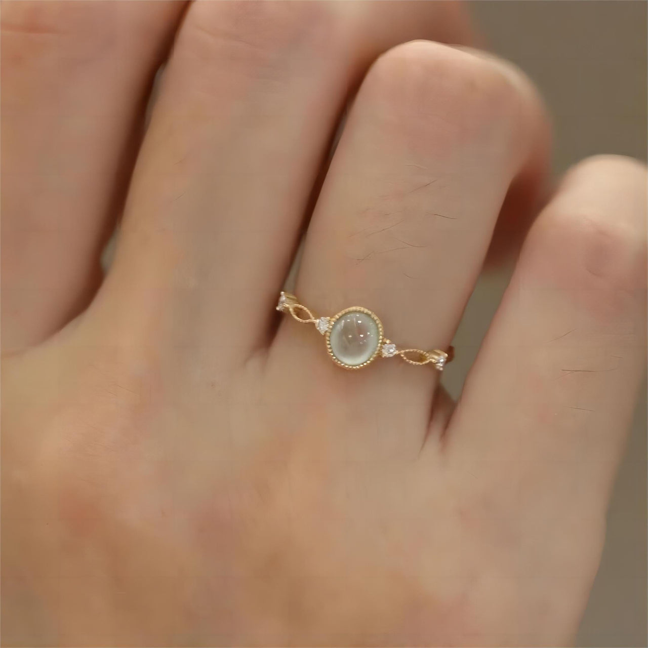 Baroque-style Opal Ring - ArtGalleryZen