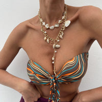 Thumbnail for Beach Style 2pcs Conch Shell Starfish Pearl Tassel Y Necklace Set - ArtGalleryZen