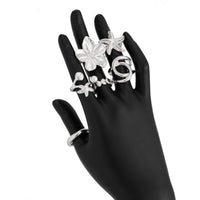 Thumbnail for Beach Style 6pcs Flower Starfish Shell Pearl Ring Set - ArtGalleryZen