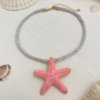 Thumbnail for Beach Style Enamel Starfish Pendant Necklace - ArtGalleryZen