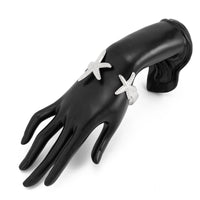 Thumbnail for Beach Style Textured Starfish Bangle Bracelet - ArtGalleryZen