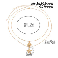 Thumbnail for Bohemia 2pcs Gold Silver Tone Shell Starfish Charm Belly Chain Set - ArtGalleryZen