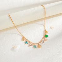 Thumbnail for Bohemia Enamel Bow Flower Starfish Tassel Belly Chain - ArtGalleryZen