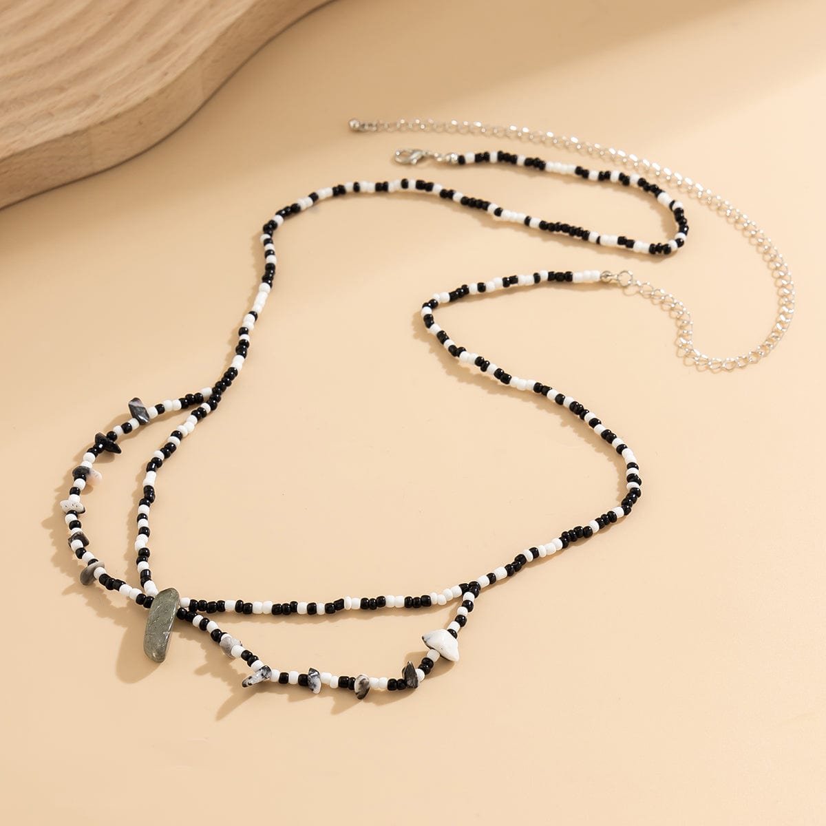 Bohemia Layered Crystal Beaded Bowknot Pattern Belly Chain - ArtGalleryZen