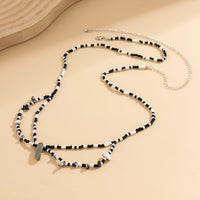 Thumbnail for Bohemia Layered Crystal Beaded Bowknot Pattern Belly Chain - ArtGalleryZen