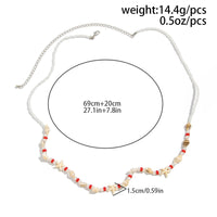 Thumbnail for Bohemia Layered Pearl Conch Starfish Charm Waist Chain - ArtGalleryZen