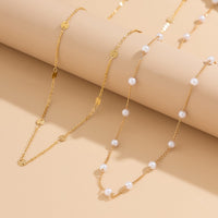 Thumbnail for Bohemia Layered Pearl Sequin Saturn Belly Chain Set - ArtGalleryZen