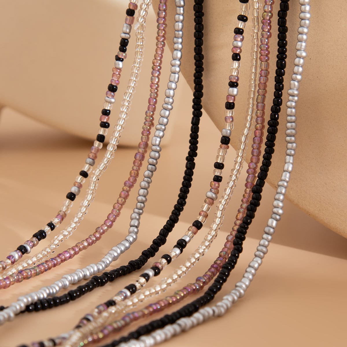 Bohemia Layered Seed Beaded Waist Chain - ArtGalleryZen