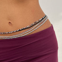 Thumbnail for Bohemia Layered Seed Beaded Waist Chain - ArtGalleryZen