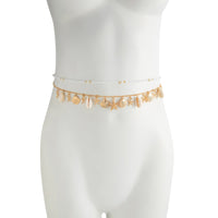 Thumbnail for Bohemia Layered Shell Starfish Charm Seed Beaded Belly Chain Set - ArtGalleryZen