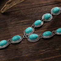 Thumbnail for Bohemia Natural Turquoise Stone Y Necklace - ArtGalleryZen