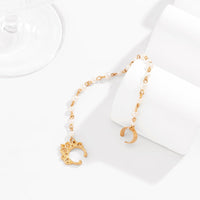 Thumbnail for Bohemia No Piercing Nose To Ear Pearl Chain - ArtGalleryZen