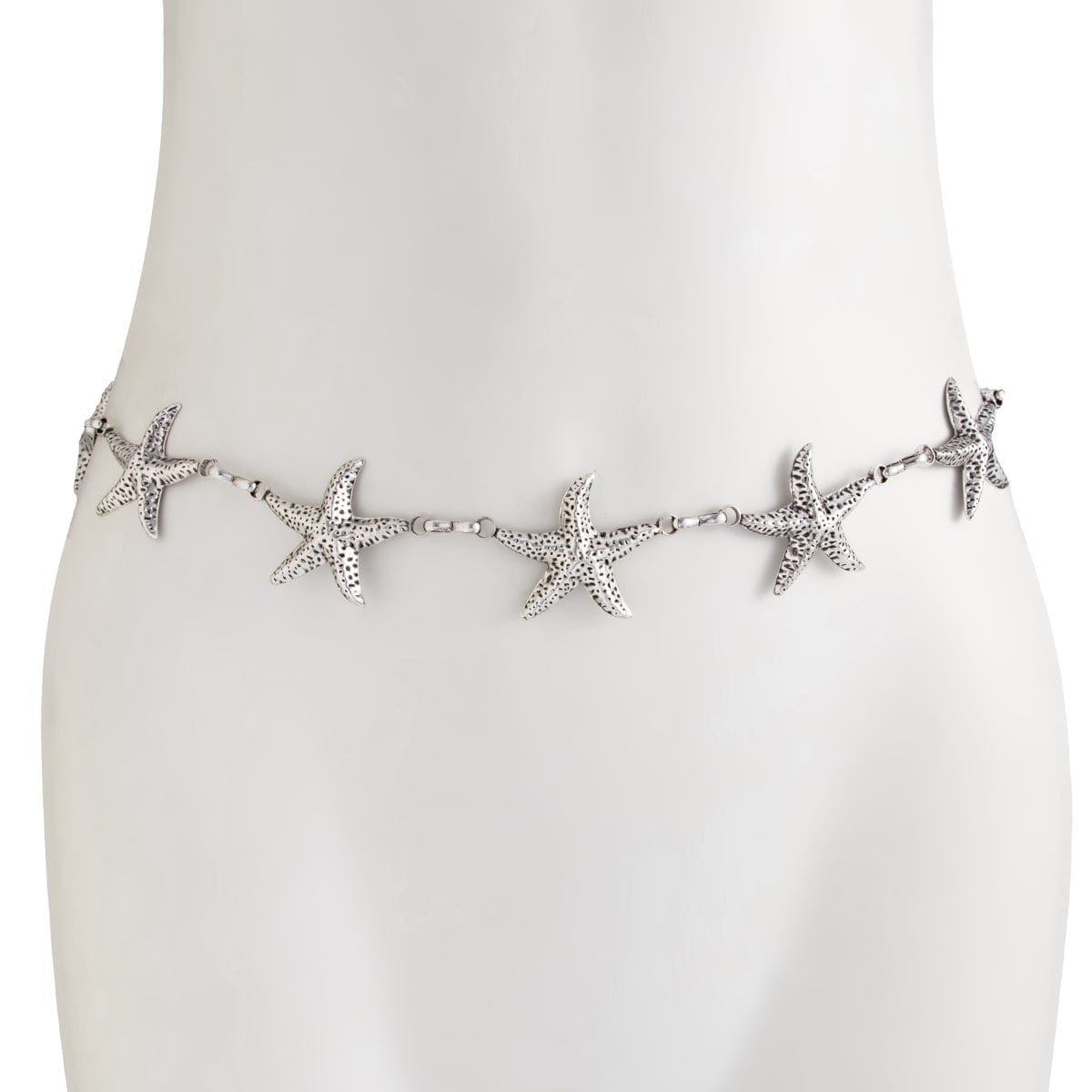 Bohemia Silver Plated Starfish Waist Chain - ArtGalleryZen
