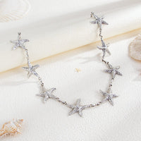 Thumbnail for Bohemia Silver Plated Starfish Waist Chain - ArtGalleryZen