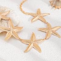 Thumbnail for Bohemia Textured Starfish Waist Chain - ArtGalleryZen
