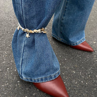 Thumbnail for Boho 3pcs Conch Starfish Charm Pearl Seed Bead Chain Anklet Set - ArtGalleryZen