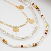 Thumbnail for Boho 3Pcs Sequin Tassel Pearl Crystal Beaded Belly Chain Set - ArtGalleryZen