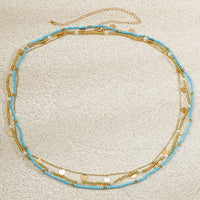 Thumbnail for Boho 3Pcs Sequin Tassel Pearl Crystal Beaded Belly Chain Set - ArtGalleryZen