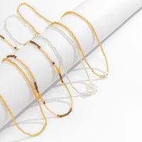 Thumbnail for Boho 4 Pieces Pearl Charm Beaded Waist Chain Set - ArtGalleryZen