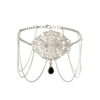 Thumbnail for Boho Abstract Floral Cross Crystal Pendant Arm Chain - ArtGalleryZen